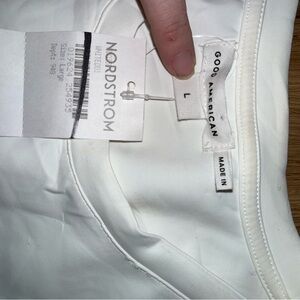 NWT Nordstrom white long sleeve body suit